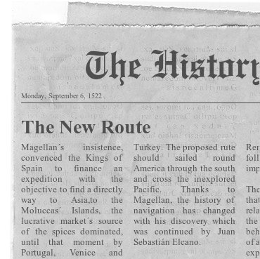 The History Daily´s newspaper